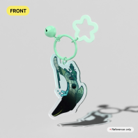 Deep Swim | Clear Acrylic Keychain