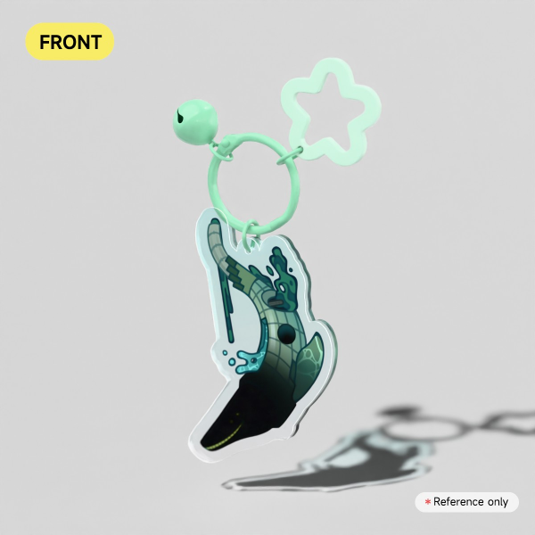Deep Swim | Clear Acrylic Keychain