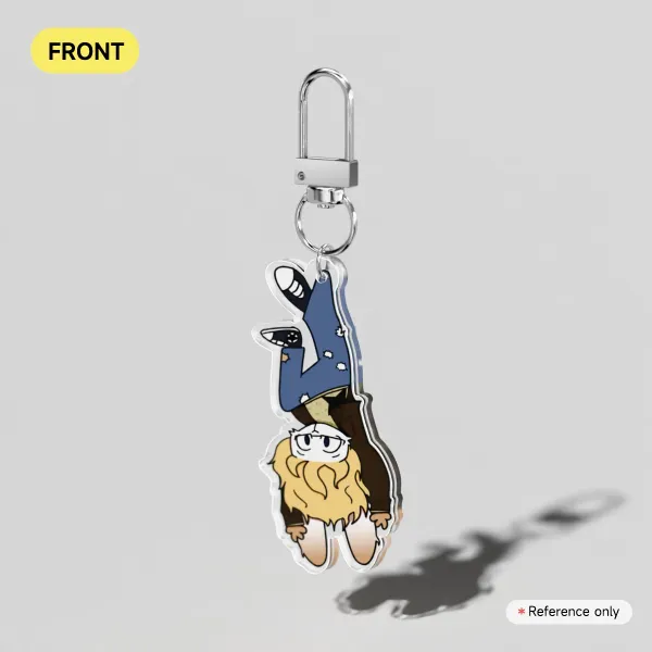 Hanging Lyra // Clear Acrylic Keychain