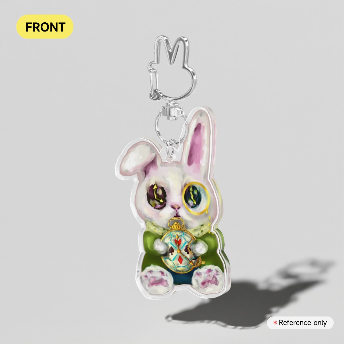 White rabbit Keychain