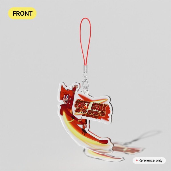 Swift Spark & Logo - Clear Acrylic Keychain