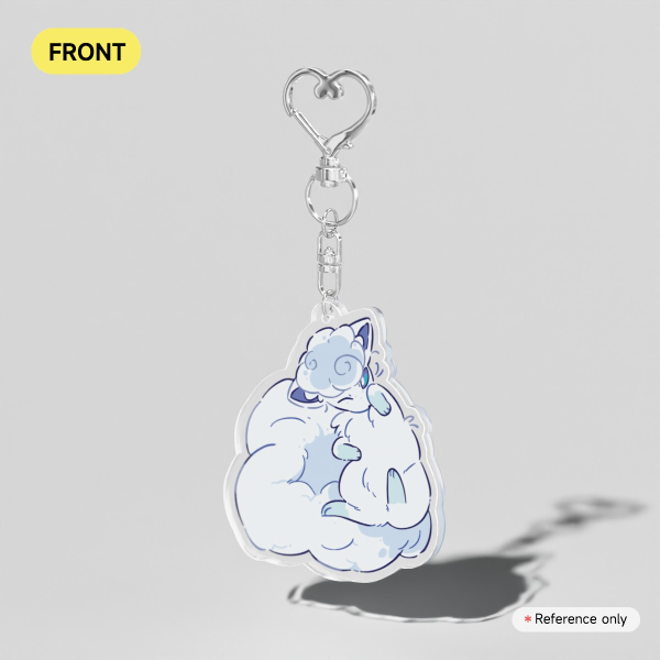 Alolan Vulpix Keychain