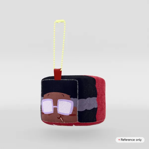 Human Tenna Plush Cube Keychain