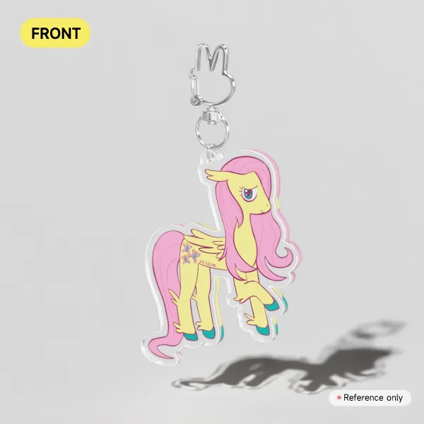 My Little Pony: Fluttershy Clear Acrylic Keychain