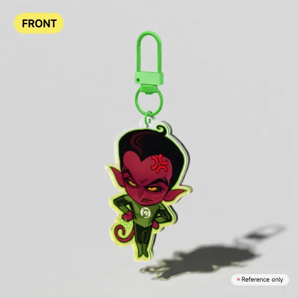Sinestro Acrylic Keychain