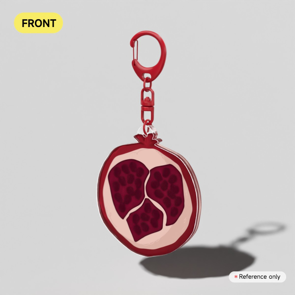 Pomegranate Keychain