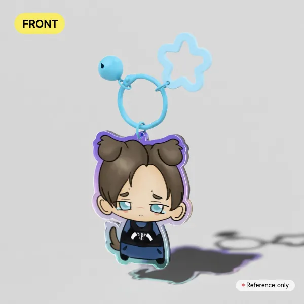 Clear Acrylic Leon Kennedy Keychains RE2