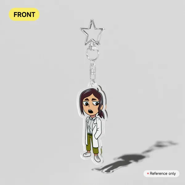 Inside Job: Reagan Ridley Clear Acrylic Keychain