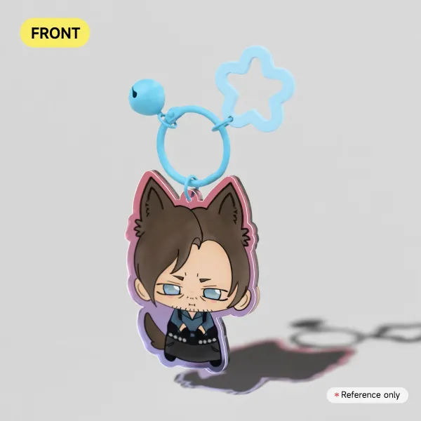 Clear Acrylic Leon Kennedy Keychains RE9