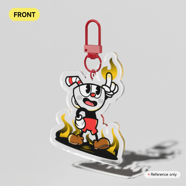 It's a Knockout! - Cuphead Keychain
