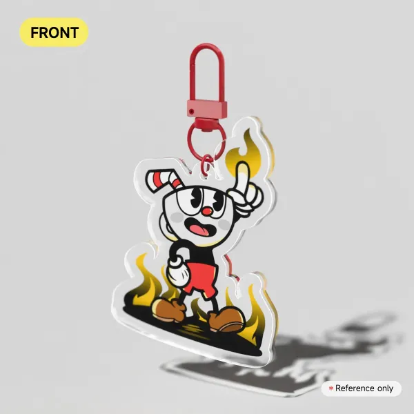 It's a Knockout! - Cuphead Keychain