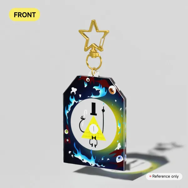 Bill Cipher Acrylic Keychain