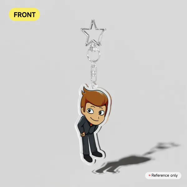 Inside Job: Brett Hand Clear Acrylic Keychain