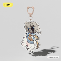 Alamorte Clear Acrylic Keychain