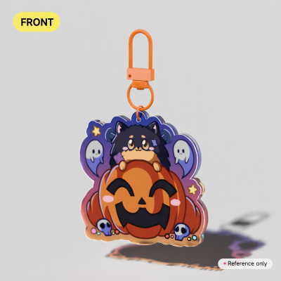 Chouchou Dog Frankenstein Halloween Acrylic Keychain