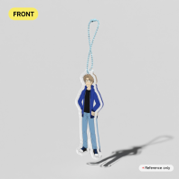 Bike Helmet Hero: Legends - Neil Morrison (c. 2003) - Clear Acrylic Keychain