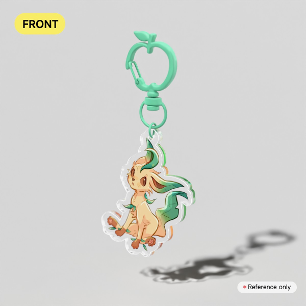 Leafeon Double Sided Acrylic Keychain