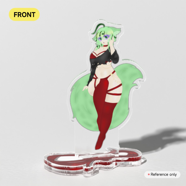 Red Ribbon Wolvi Standee (Small, Jacket On)