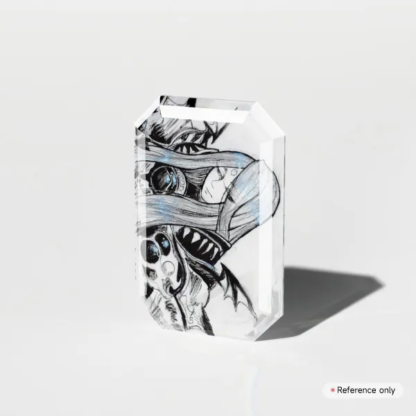 Zenos Yae Galvus (Stormblood) Gemstone Thick Acrylic Block