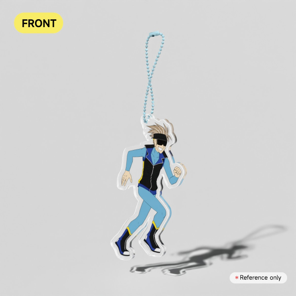 Bike Helmet Hero: Legends - Blitzwulf (c. 2003) - Clear Acrylic Keychain