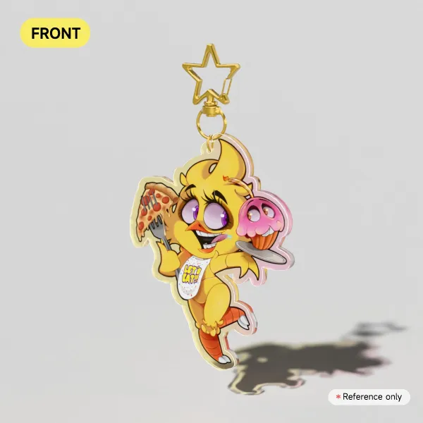 [FNAF] Chica Acylic Keychains!