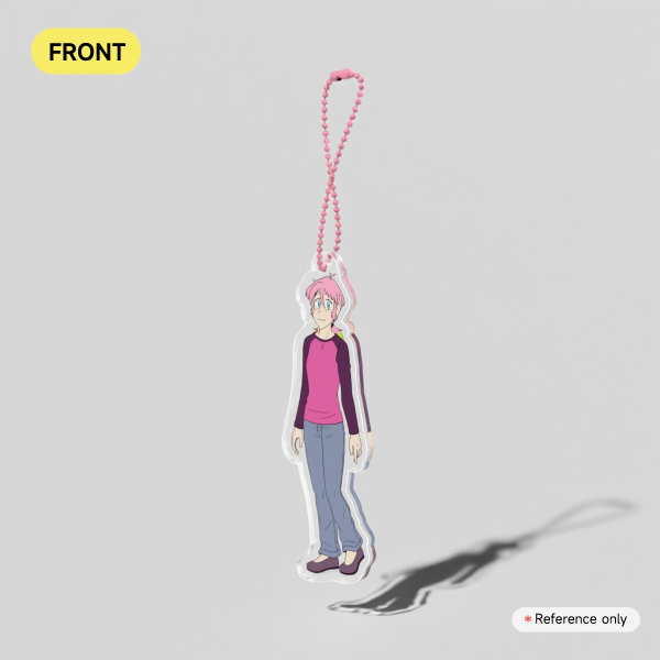 Bike Helmet Hero: Legends - Megan Wilkins (c. 2008) - Clear Acrylic Keychain