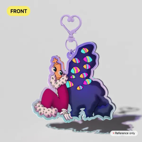 Kinger and Queenie Digital Circus - Acrylic Keychain