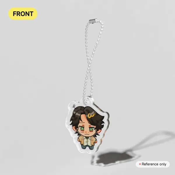 Tiny Sam Winchester Clear Acrylic Keychain