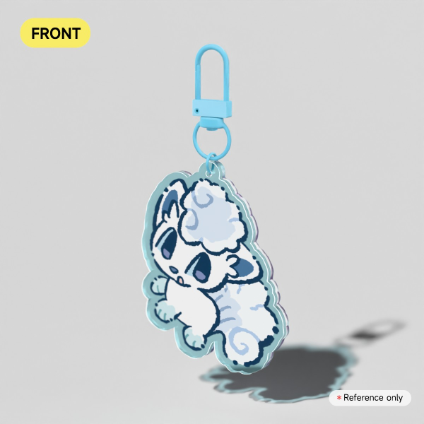 Alolan Vulpix Keychain