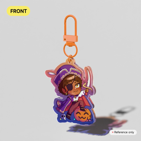Pirate Rayan Halloween Acrylic Keychain