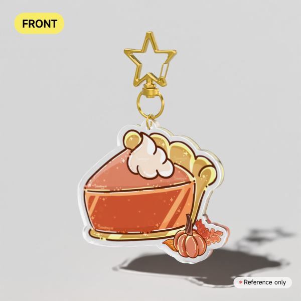 Pumpkin Pie Acrylic Keychain