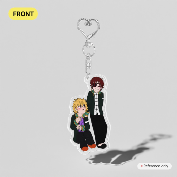 Nirei Akihiko and Suo Hayato (Wind Breaker) Acrylic Keychain