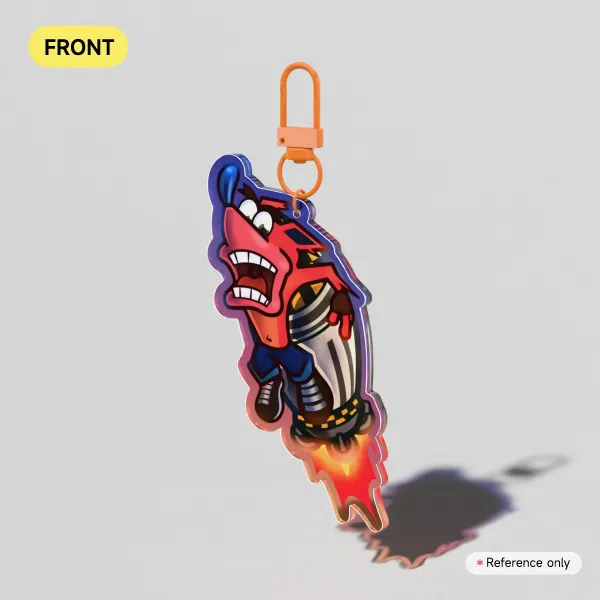 Crashin' Into Space - Keychain