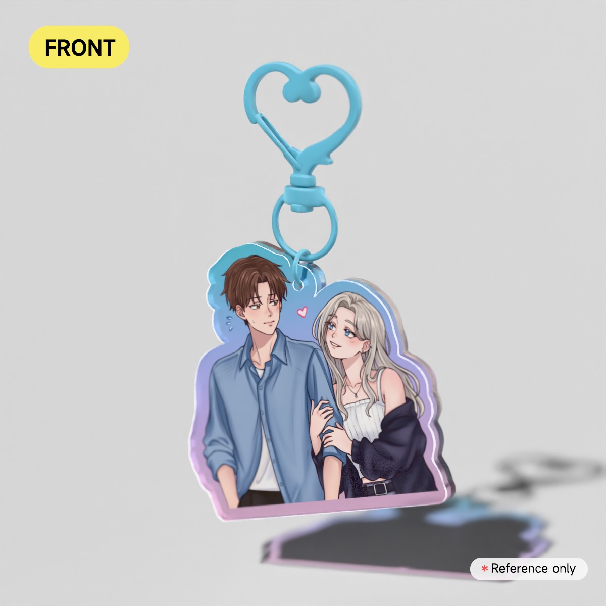 Taira x Azuma Acrylic Keychain - you and I are polar opposites
