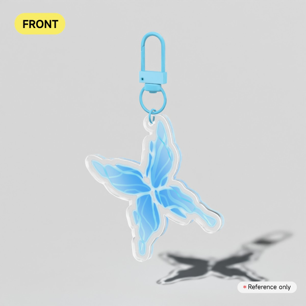 Shatterfly Acrylic Keychain