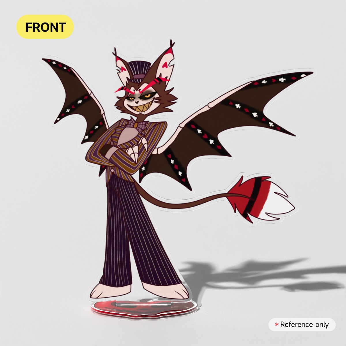 Hazbin Halloween | Bone Daddy Husk - Clear Acrylic Standees