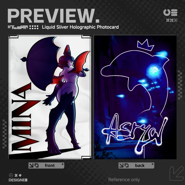 Bat Mina Ha Liquid Sliver Holographic Photocard