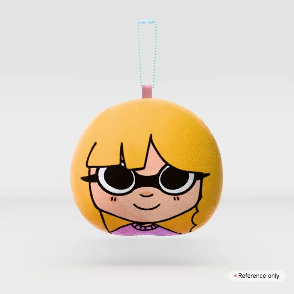Jeffie plush mochi face charm