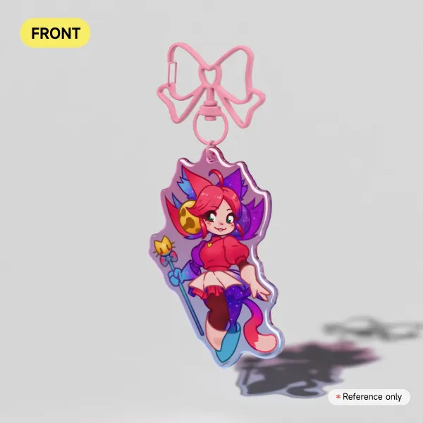 Pink & Mad Mew Mew Keychain