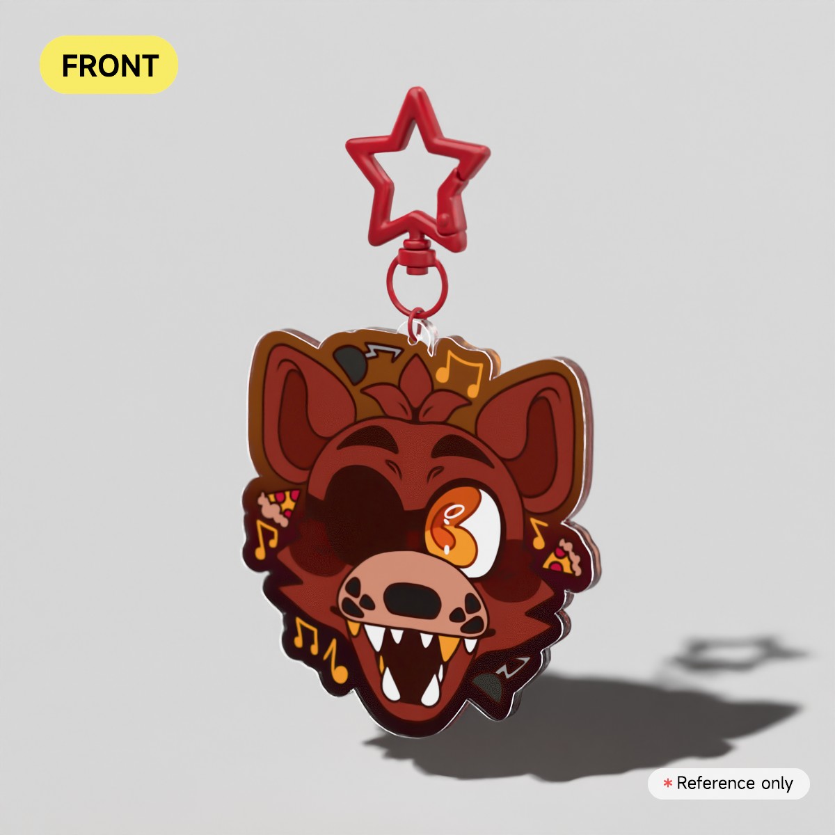 Foxy FNaF Acrylic Keychain