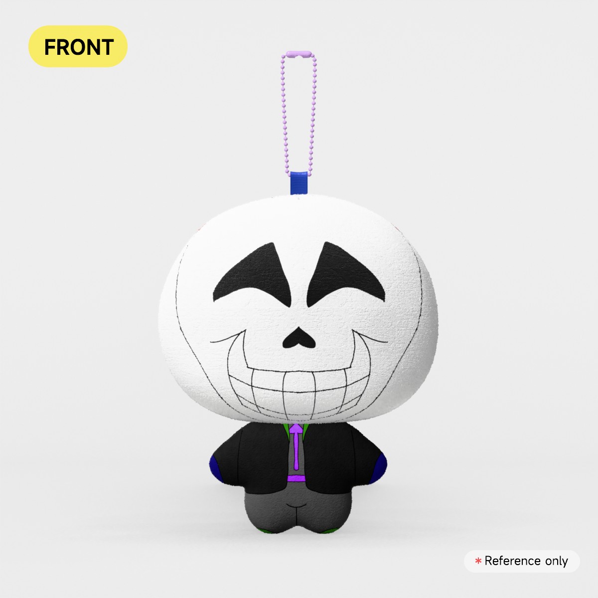 Past Hacker Sans Mochi Doll Plush keychain