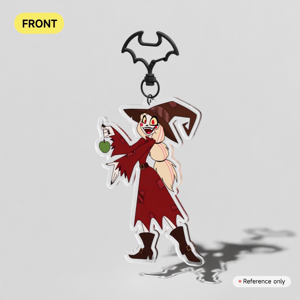 Hazbin Halloween | Witch Charlie - Clear Acrylic Keychains