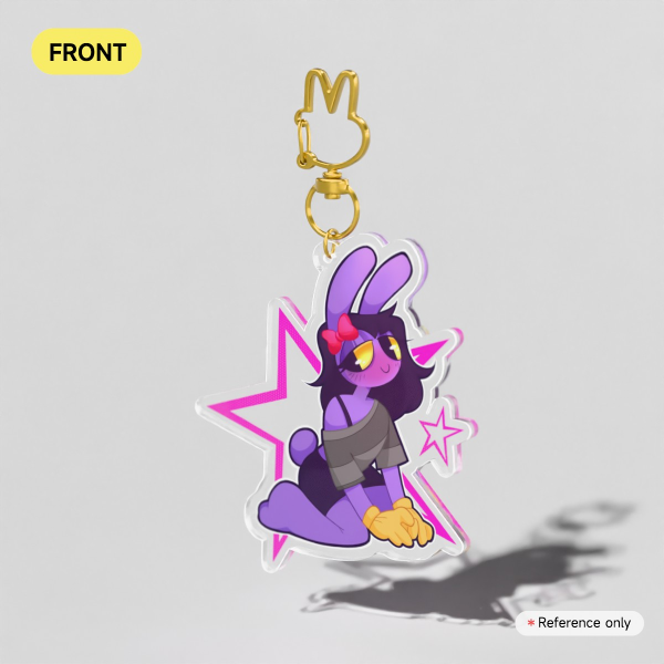 Lily (Transfem Jax) Clear Acrylic Keychains