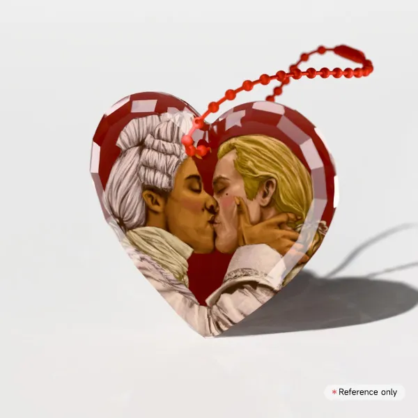 Loustat kiss 3D Acrylic Block Keychain