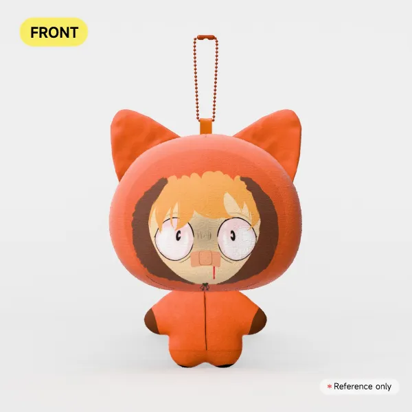 Kenny Mochi Doll Plush Keychain—Bloody Nose Edition