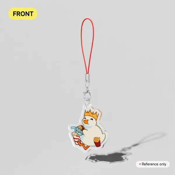 Fast Food Duck Keychains