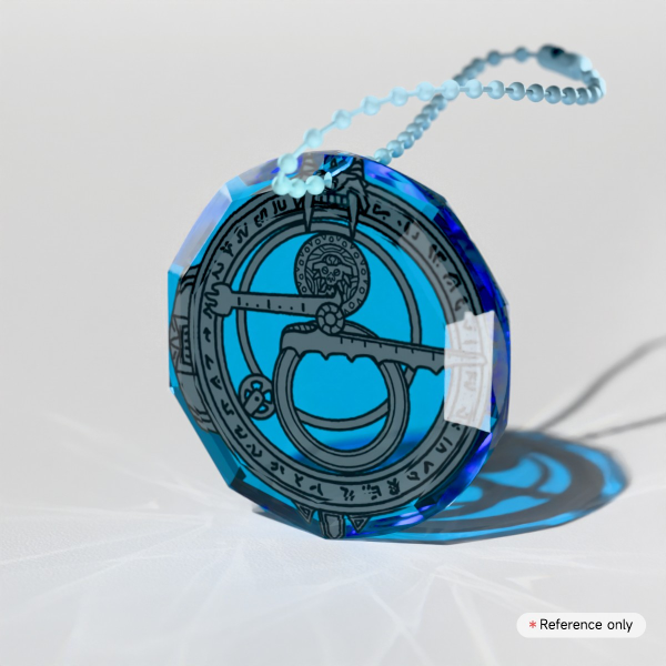 Amulet of Daylight (Trollhunters) Gemstone Keychain
