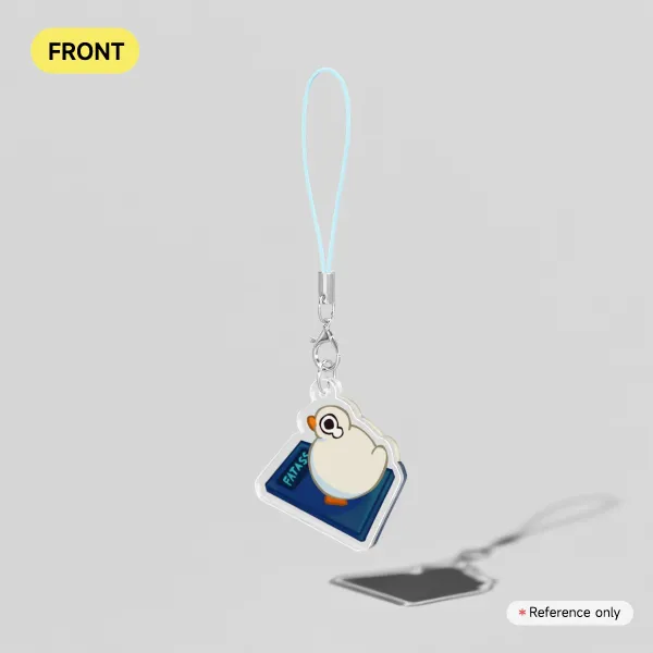 Fatass Chud Duck Keychains