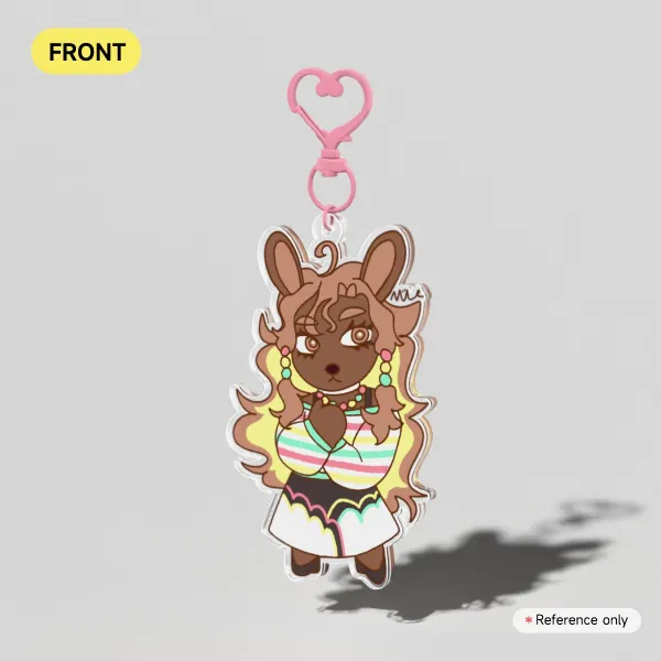 Furry UTAU/OC: Lucid Keychain