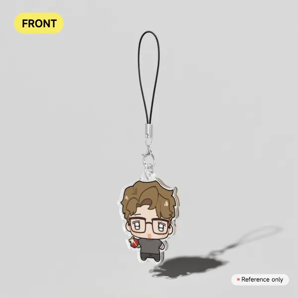 lucky guy idv little chudling phone strap keychain
